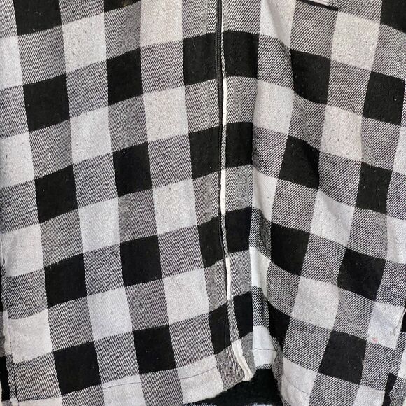 Street Rules Co Boys Jacket 14/16  Sherpa Lined Hooded Plaid Back To School - Picture 11 of 14